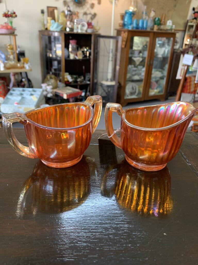 Vintage Clear Glass Coffee Mugs, Pressed Glass Mugs, Set of Four, Floral  Design, Pasari Indonesia 